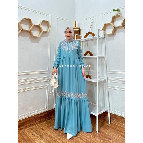 Reyna-009 Gamis Cerutty Babydoll Bordir